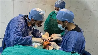 مركز الحروق في مستشفى ههيا يحقق نجاحًا في إجراء عملية دقيقة لإنقاذ يد تعرضت لتمزق في الأوتار والأنسجة. مركز الحروق في مستشفى ههيا يحقق نجاحًا في إجراء عملية دقيقة لإنقاذ يد تعرضت لتمزق في الأوتار والأنسجة.