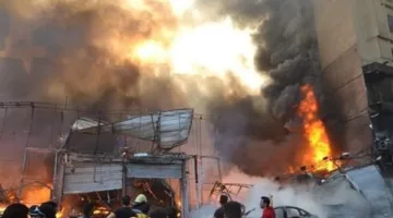 إخماد حريق في ثلاثة طوابق سكنية في غرب الإسكندرية