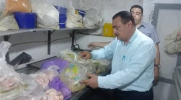 مراقب التموين يكتشف غذاءً غير صالح للكلاب في مطعم معروف بدمياط