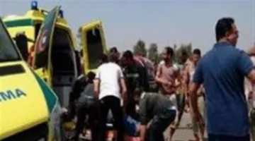 خمسة أشخاص يتعرضون للإصابة في حادث على طريق أبو المطامير الصحراوي