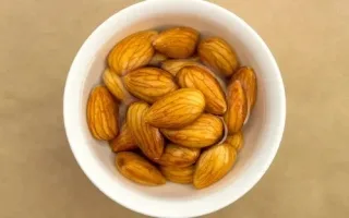 اللوز المبلل: خمسة فوائد للصحة