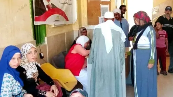 قوافل 100 يوم صحة تستمر في عملها في الوادي الجديد