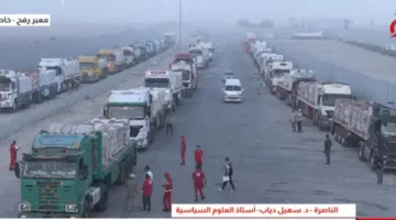 بث مباشر: الشاحنات المصرية تتجه من معبر رفح إلى قطاع غزة محملة بالمساعدات الإنسانية