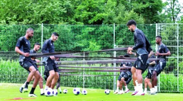 منتخبنا ينهي تدريباته في النمسا