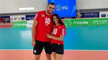 اللاعبان محمد عادل دولا ومايا ممدوح يرحبان بمولودهما الأول “مالك”