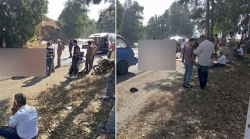 تصادم بين حافلة ودراجة نارية يسفر عن وفاة وإصابة