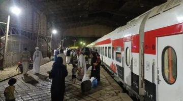 قطار العودة الطوعية إلى السودان ينطلق من محطة مصر