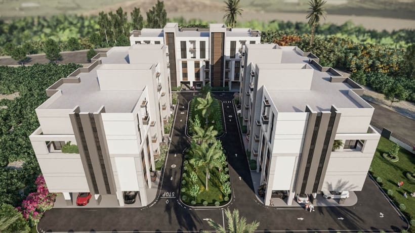  مشاريع كرشت السكنية – المشروع الأخضر السكني