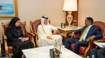 وزير الدولة للشؤون الخارجية يلتقي بنظيره الصومالي