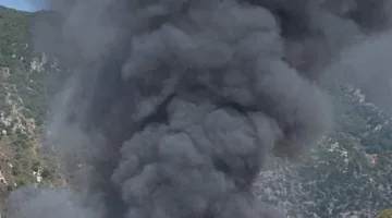 في عربصاليم.. نيران ضخمة!