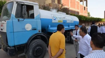 محافظ الدقهلية يقوم بجولة في مركز خدمة البلاغات بشركة المياه ويتابع إجراءات التعامل معها