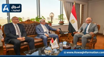 وزير الموارد المائية يرحب بمستشار رئيس الجمهورية للتنمية المحلية ومحافظ القليوبية