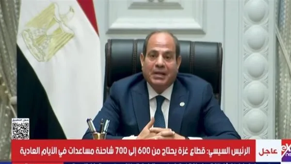 القبائل العربية: تصريحات الرئيس السيسي تعكس التزام مصر التاريخي بدعم فلسطين.
