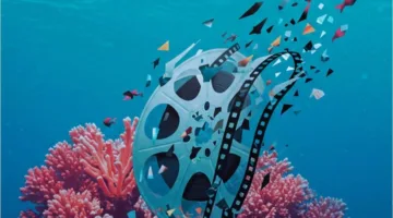 طالب في كلية الفنون الجميلة يصمم بوستر لمهرجان الغردقة لسينما الشباب
