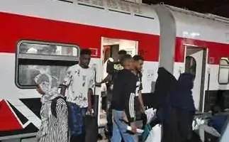 بدء تشغيل القطار الثاني لتسهيل العودة الطوعية للإخوة السودانيين إلى وطنهم