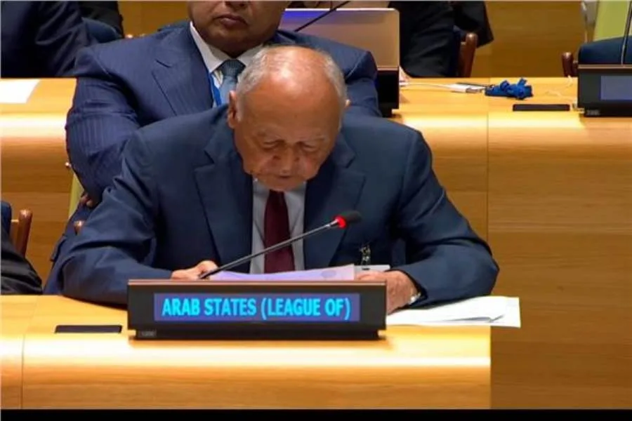أبوالغيط يشارك في نقاش المؤتمر الدولي حول حل الدولتين أبوالغيط يشارك في نقاش المؤتمر الدولي حول حل الدولتين