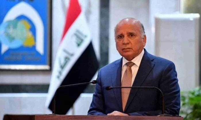 وزير الخارجية العراقي: التواصل والتفاوض هو الأجدر لحل النزاعات الإقليمية وزير الخارجية العراقي: التواصل والتفاوض هو الأجدر لحل النزاعات الإقليمية
