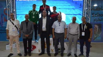 مصر تتصدر مسابقات السباحة وتحصد الميداليات الذهبية في دورة الألعاب الإفريقية للمدارس بالجزائر