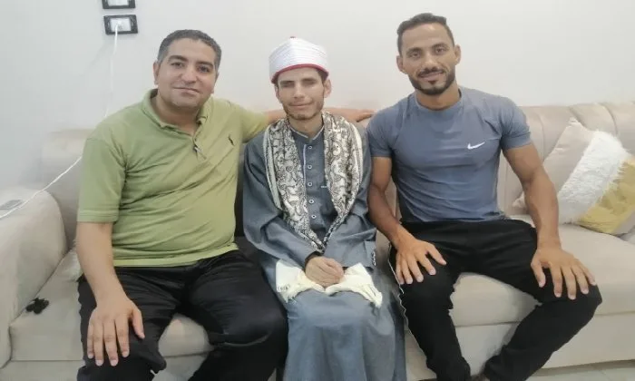 ياسر بدران يتصدر قائمة أوائل الثانوية الأزهرية للمكفوفين في الشرقية: نجاحي بفضل الله ودعم والدي.