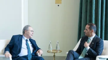 رئيس الوزراء ووزير الخارجية يستقبل نائب رئيس الوزراء اللبناني