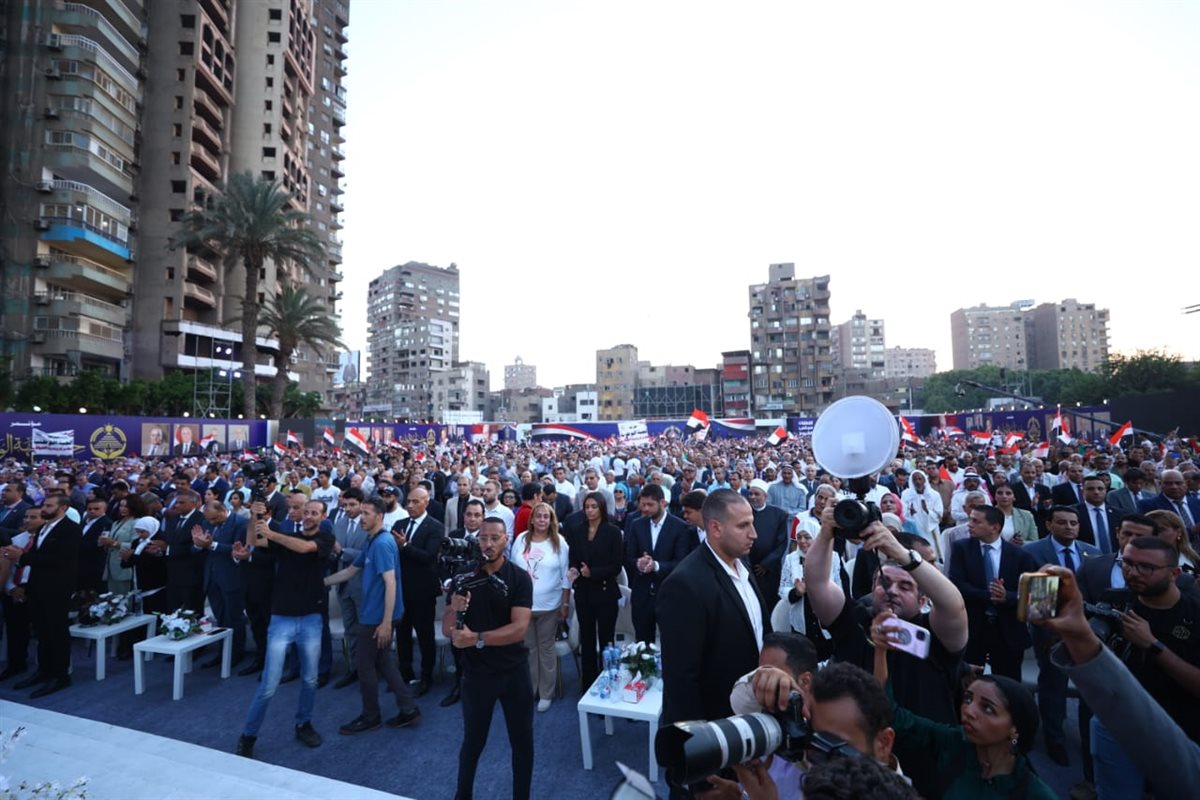المؤتمر الجماهيري الحاشد الذي نظمه حزب <a href=