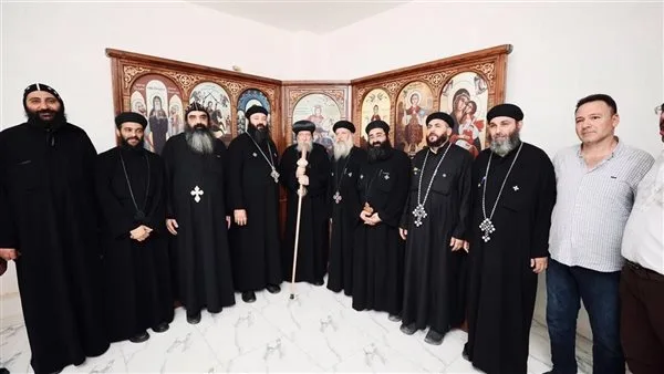 أسقف البحيرة يفتتح أواني ويقوم برسامة شمامسة خلال زيارة رعوية إلى كنيسة الأنبا مقار بالسادات أسقف البحيرة يفتتح أواني ويقوم برسامة شمامسة خلال زيارة رعوية إلى كنيسة الأنبا مقار بالسادات