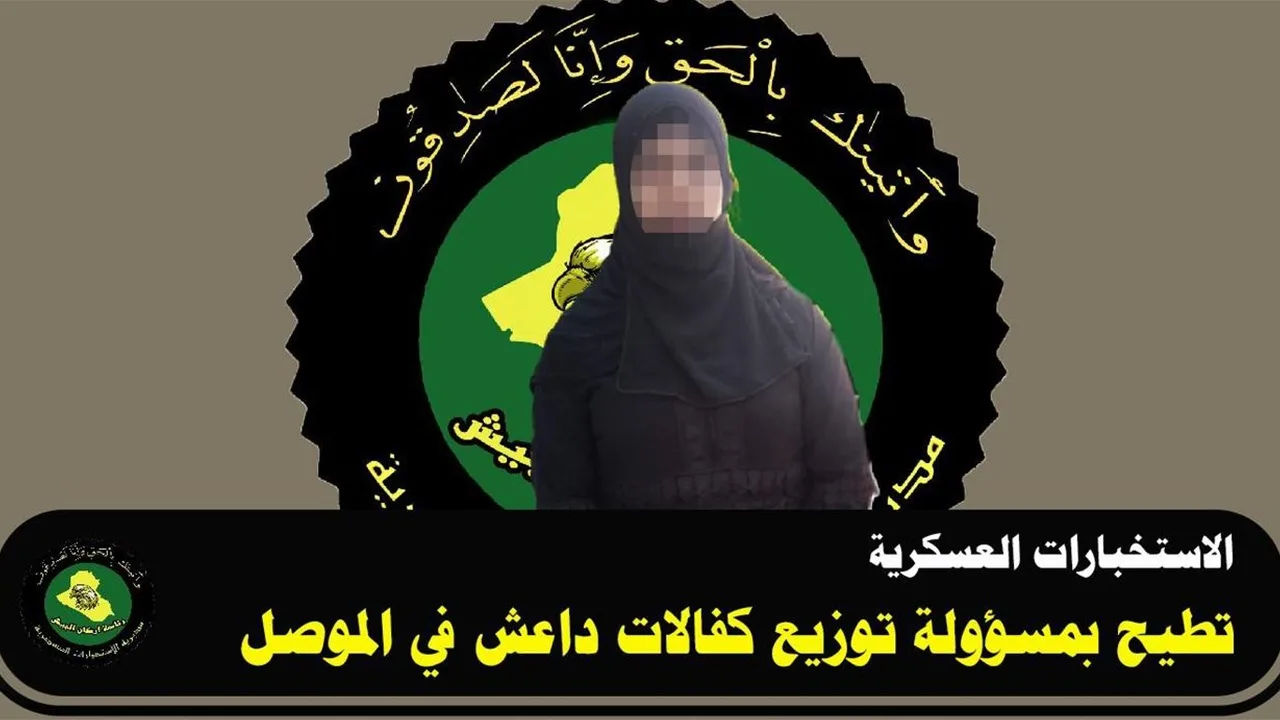 اعتقال مسؤولة توزيع مساعدات داعش في الموصل اعتقال مسؤولة توزيع مساعدات داعش في الموصل