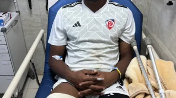 جبريل شيكودي لاعب بتروجت يعاني من كسر في عظمة الساق