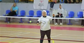 بدء المنافسات الوطنية للأولمبياد الخاص المصري في لعبة الريشة الطائرة باستاد القاهرة الدولي.
