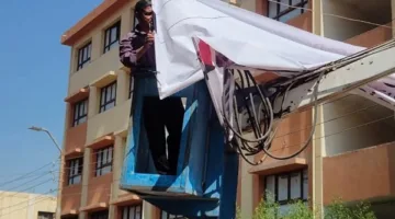 إزالة التعديات ورفع الإشغالات في إهناسيا ببني سويف تحضيراً لانتخابات مجلس الشيوخ.