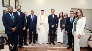 وزير التموين والتجارة الداخلية يجتمع بالمدير التنفيذي للمؤسسة الإسلامية الدولية لتمويل التجارة