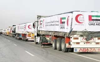 الإمارات تمنح الأمل لسكان غزة وتخفف عنهم حصار الغذاء والماء