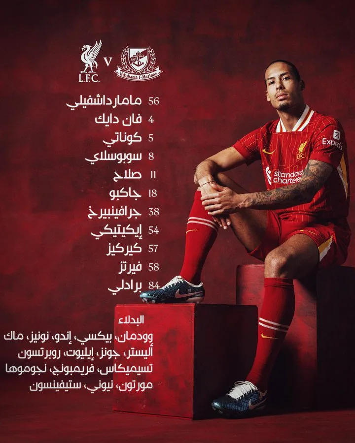 الظهور الأول لإيكيتيكي: محمد صلاح يقود هجوم ليفربول ضد يوكوهاما مارينوس