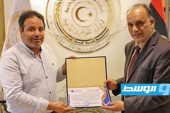 احتفال وزارة الموارد المائية بإتمام صيانة سد وادي غان، 29 يوليو 2025. (مؤسسة النفط)