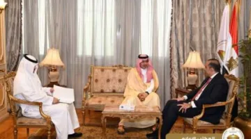 وزير الشؤون البرلمانية والتواصل السياسي يلتقي بسفير المملكة العربية السعودية في مصر