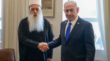 اجتماع نتنياهو بالزعيم الروحي للدروز بعد التوترات الأخيرة