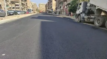 استمرار تحديث شارع المعتصم بالله ضمن استراتيجية متكاملة لتحسين طرق بورفؤاد