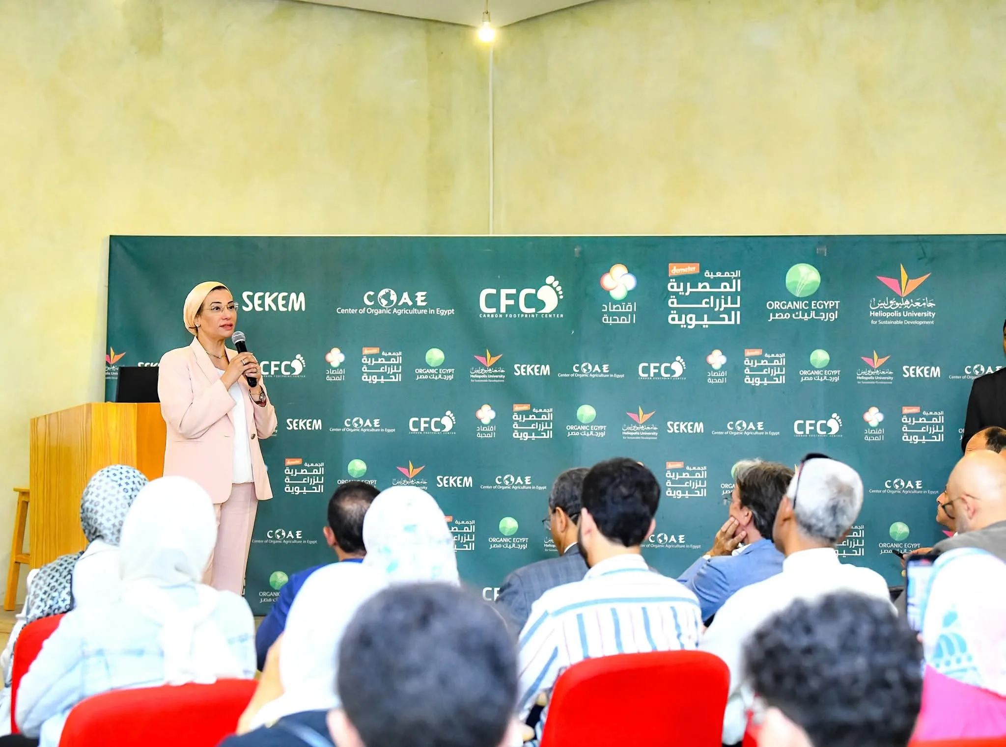 وزيرة البيئة: الزراعة البيئية وسيلة فعّالة في التصدي للتغيرات المناخية وتعزيز التنمية المستدامة وزيرة البيئة: الزراعة البيئية وسيلة فعّالة في التصدي للتغيرات المناخية وتعزيز التنمية المستدامة
