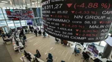 الأسواق الأوروبية تشهد انخفاضاً بسبب قلق حول التجارة وخسائر أسبوعية بارزة