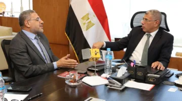 المدير التنفيذي لوكالة الفضاء المصرية يلتقي برئيس المركز القومي لبحوث المياه لاستكشاف فرص التعاون المشترك