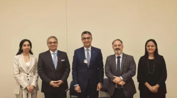 وزير التموين يجتمع مع مديرة المعهد الوطني للقياس والجودة والتكنولوجيا في البرازيل