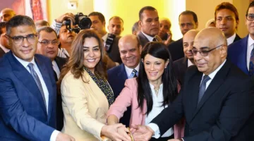 وزراء العدل والتخطيط والتنمية المحلية يدشّنون مركز التوثيق الجديد في المحكمة الابتدائية بجنوب الجيزة