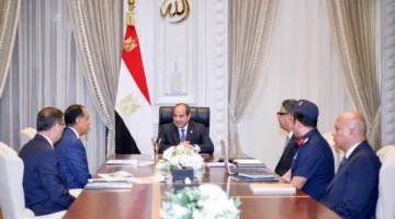 الرئيس السيسي يشدد على ضرورة التنسيق الشامل بين الجهات الحكومية المختصة بقضية الأمن الغذائي.