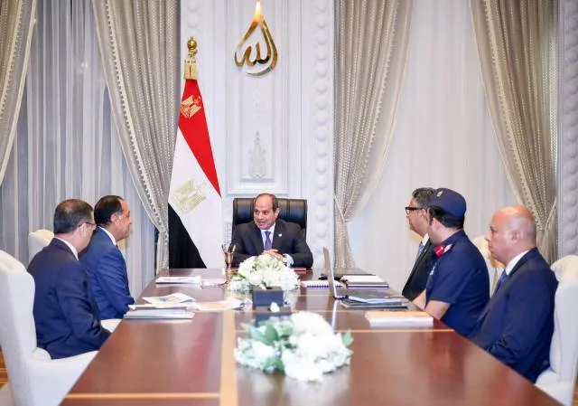 الرئيس السيسي يشدد على ضرورة التنسيق الشامل بين الجهات الحكومية المختصة بقضية الأمن الغذائي. الرئيس السيسي يشدد على ضرورة التنسيق الشامل بين الجهات الحكومية المختصة بقضية الأمن الغذائي.