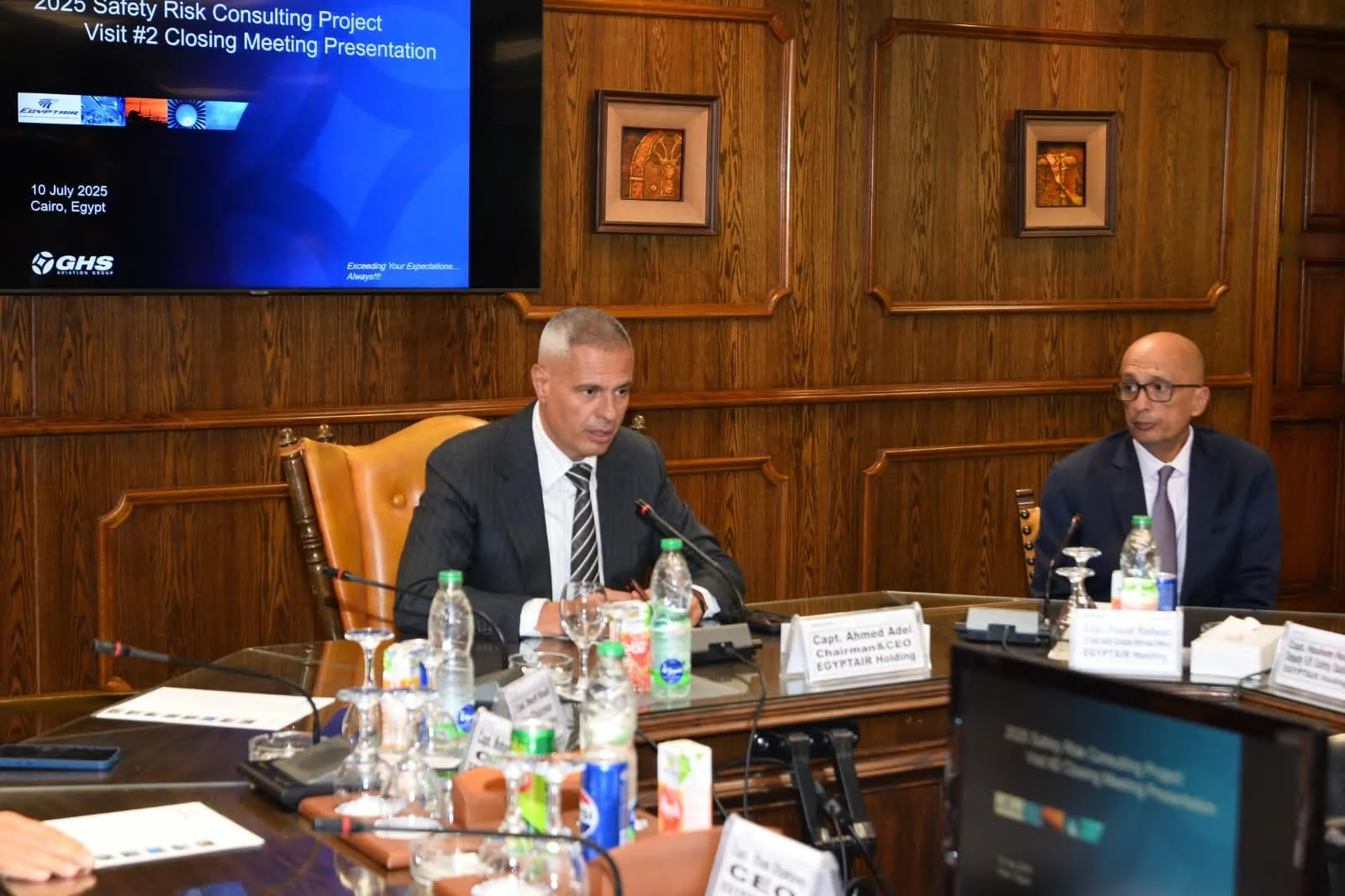 مصر للطيران تنجح في تقييم مخاطر السلامة من شركة GHS الأمريكية مصر للطيران تنجح في تقييم مخاطر السلامة من شركة GHS الأمريكية