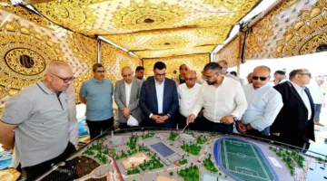 الشربيني يزور محطة مياه في مدينة أكتوبر الجديدة