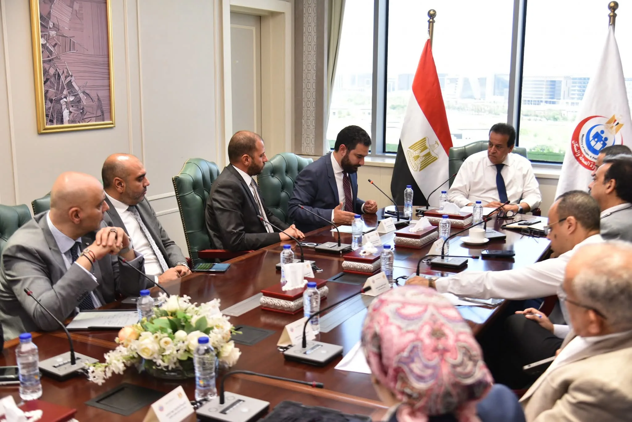 وزير الصحة يراقب تقدم تطوير مستشفى جوستاف روسي ويؤكد على ضرورة تبسيط الإجراءات وزير الصحة يراقب تقدم تطوير مستشفى جوستاف روسي ويؤكد على ضرورة تبسيط الإجراءات