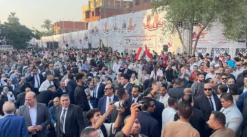 “الجبهة الوطنية” تقيم تجمعاً جماهيرياً كبيراً لتأييد مرشحيها في انتخابات الشيوخ بمحافظة الجيزة