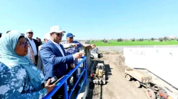 وزير الإسكان ومحافظ الدقهلية يزوران محطة مياه نبروه لتلبية احتياجات 35 ألف مواطن