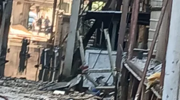 “مصر تايمز” يعلن عن أول صورة من داخل سنترال رمسيس بعد إخماد الحريق